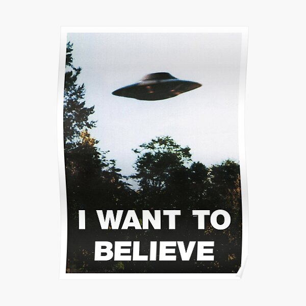 Je veux croire l'affiche de X-Files Poster