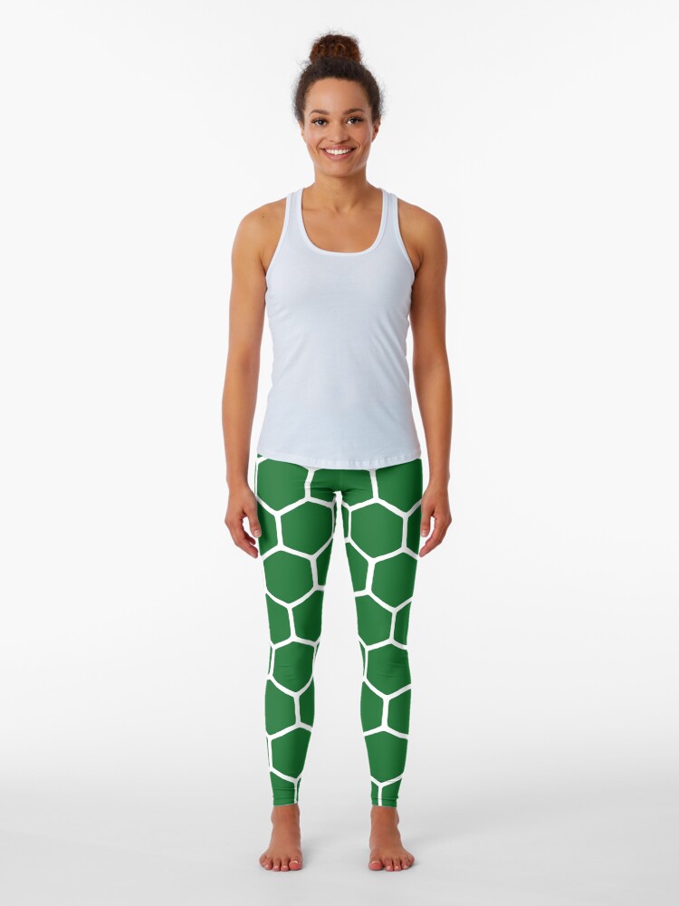 Green Honeycomb Leggings
