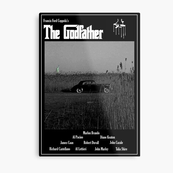 The Godfather Movie Poster Metal Print
