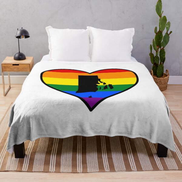 Item preview, Rhode Island Gay Pride Heart designed and sold by fearcity.