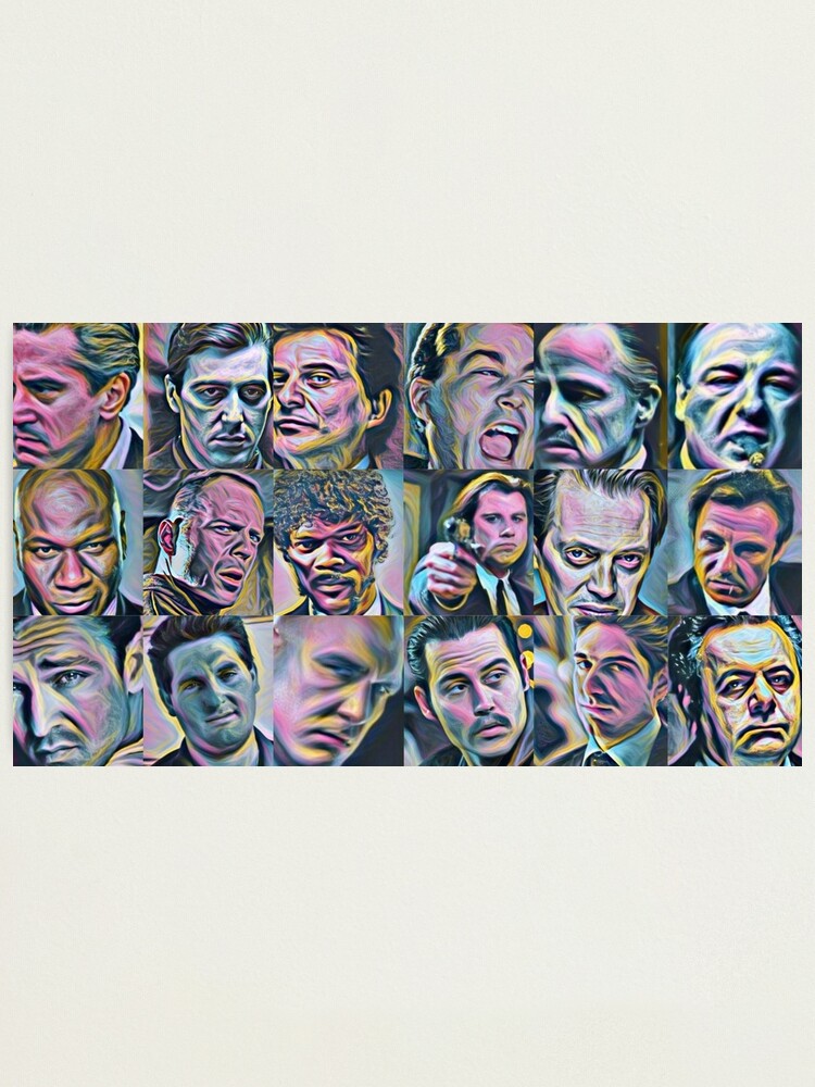 Gangsters Klassische Filme Malen Goodfellas Godfather Casino Scarface Sopranos Reservoir Hunde Pulp Fiction Fotodruck Von Xsdni999 Redbubble