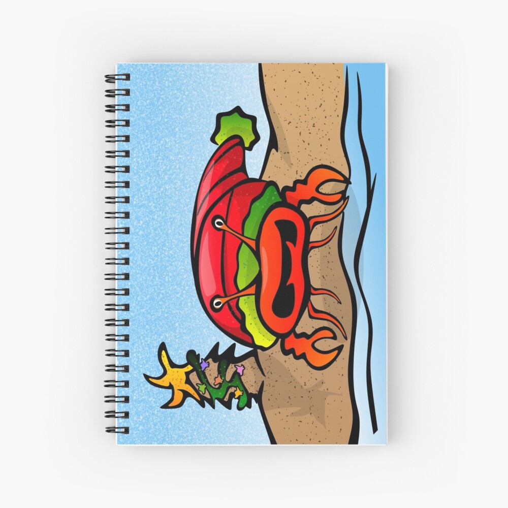 Sandy Claws Spiral Notebook