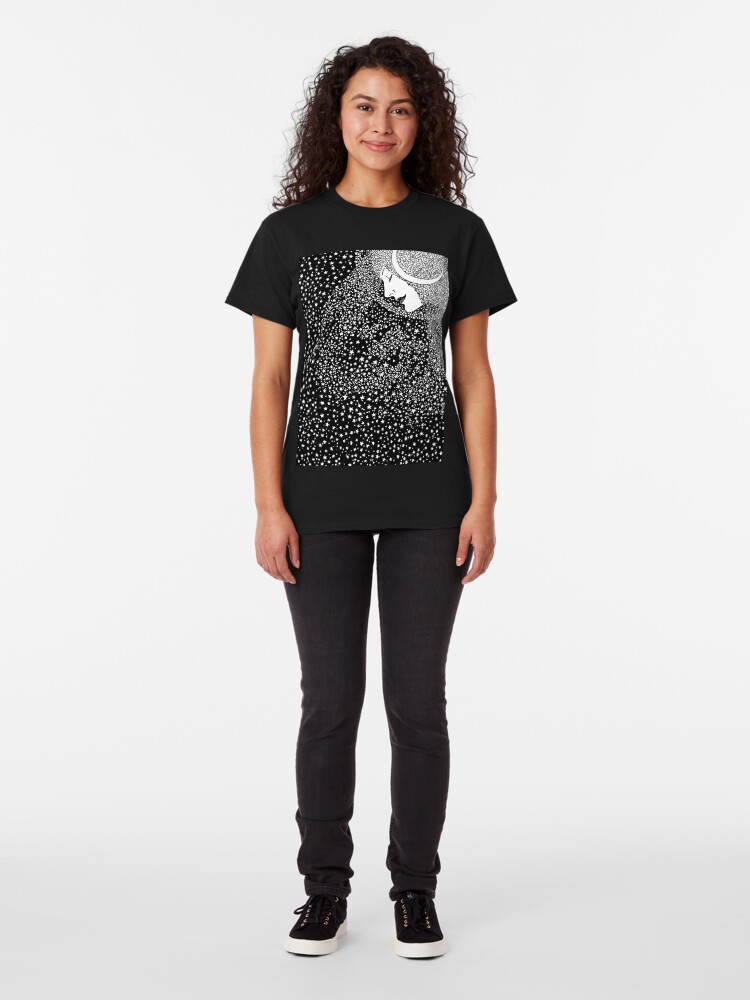 Alternate view of Lady of the Night - white Classic T-Shirt