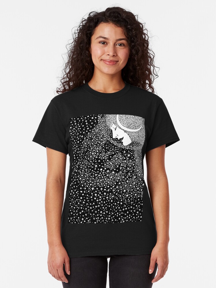 Alternate view of Lady of the Night - white Classic T-Shirt