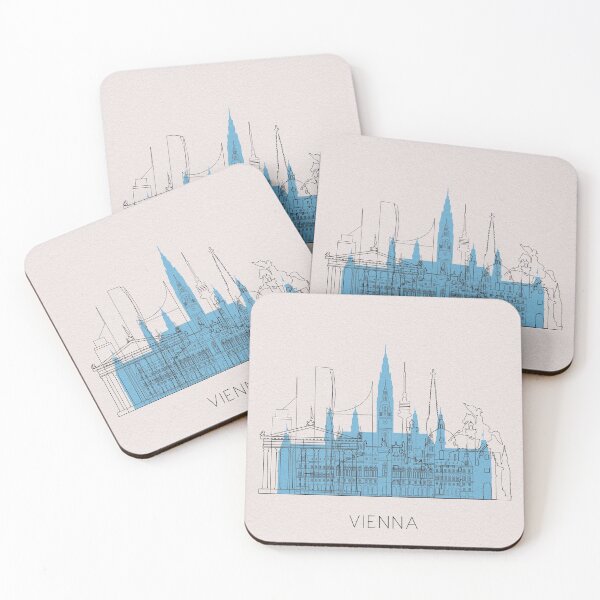 Item preview, Vienna Landmarks Poster designed and sold by A Deniz Akerman.
