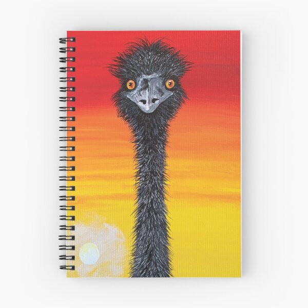 Item preview, Sunset Emu designed and sold by Dianne Hancock-James.