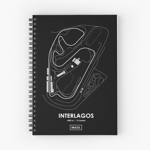 Item preview, Interlagos - Brazil Track Map WHITE designed and sold by andreanastasio.