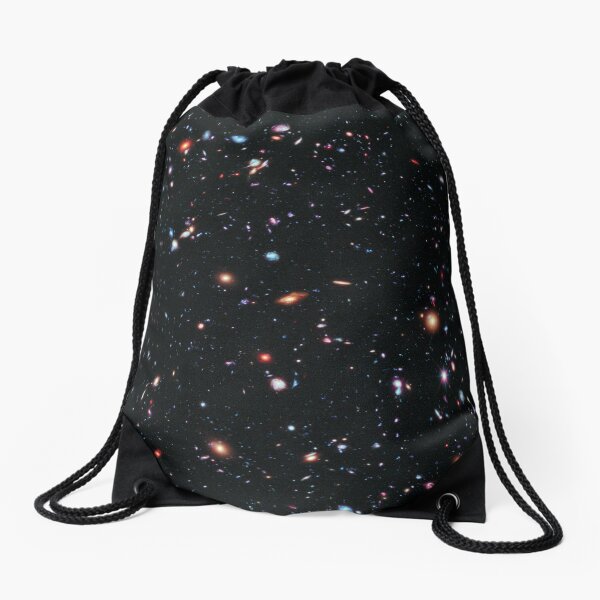 Hubble Extreme Deep Field Image of Outer Space Drawstring Bag