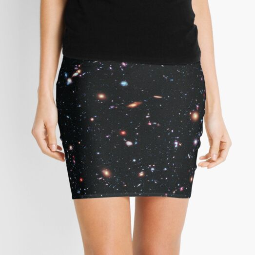 Hubble Extreme Deep Field Image of Outer Space Mini Skirt
