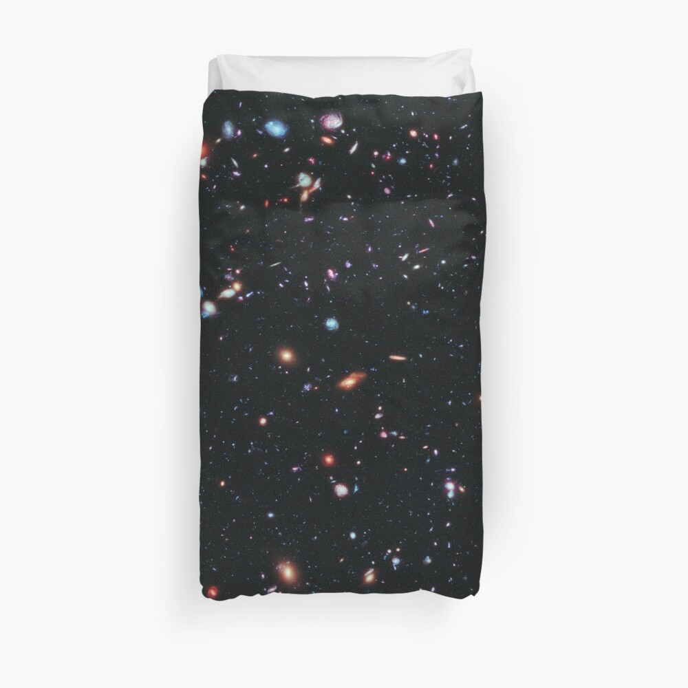 Hubble Extreme Deep Field Image Of Outer Space Duvet Cover By