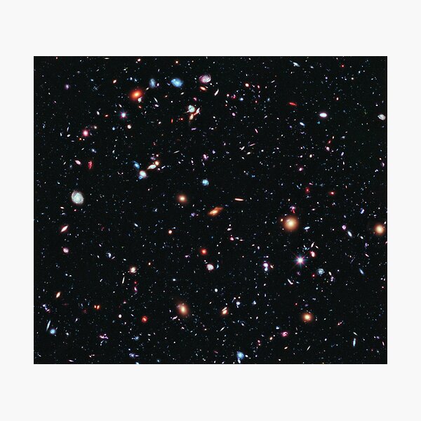 Hubble Extreme Deep Field Image of Outer Space Photographic Print