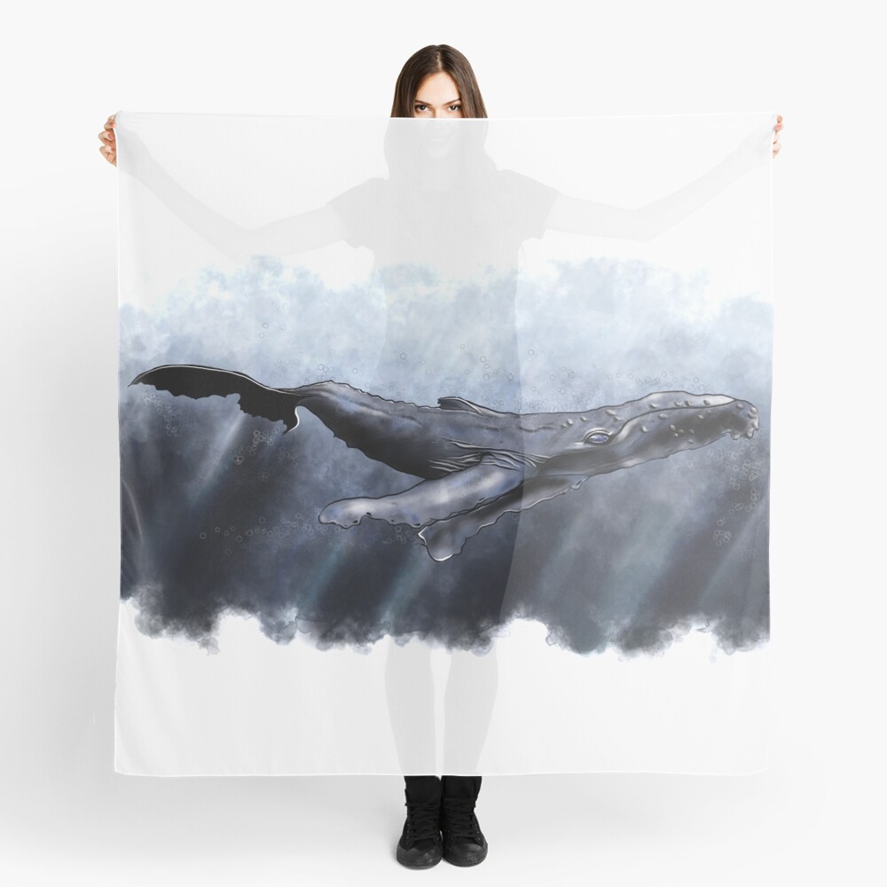 La Baleine à Bosses Foulard
