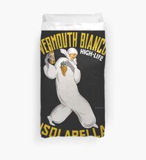 Vermouth Bianco Vintage Poster Restored Duvet Cover