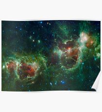 Heart and Soul Nebula IC 1805 Sharpless 2-190 Poster