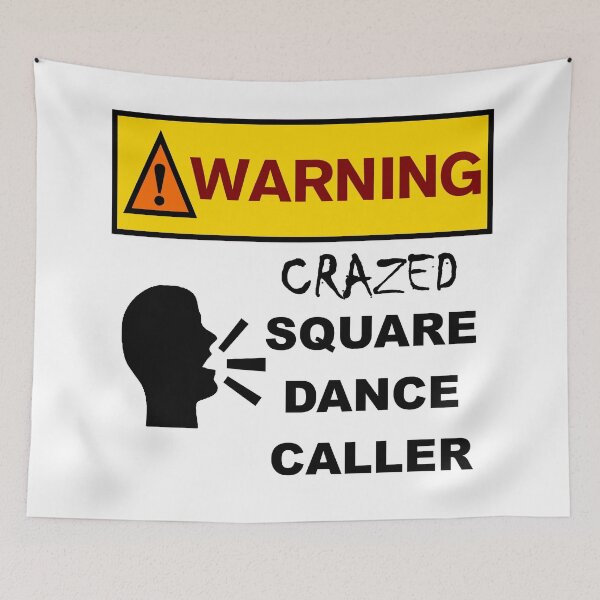 Item preview, Crazed Caller PRIVATE BLK designed and sold by Square Dancing Gifts & Merchandise.