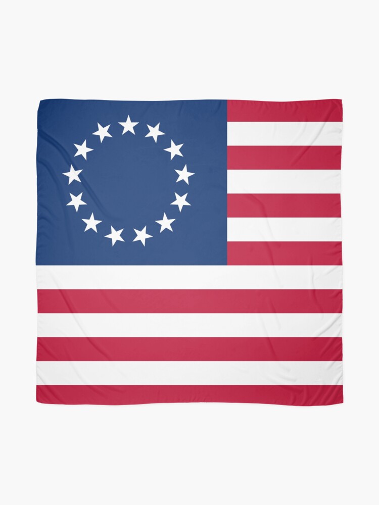 Betsy Ross 13 Sterne In Einem Kreis Amerikanische Flagge Tuch Von Allhistory Redbubble