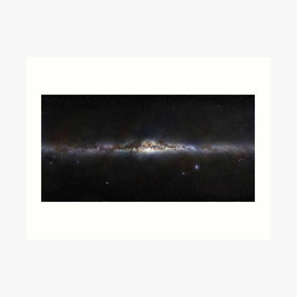 The Milky Way Galaxy Panorama Art Print