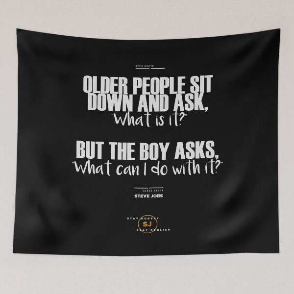 Item preview, Quotes from: Steve Jobs on Boy Posters, T-Shirts and Gifts designed and sold by Miscellaneous Co..