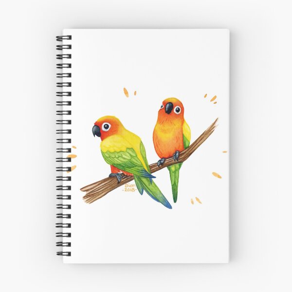 Item preview, Sun Parakeets  designed and sold by Delphine Dion.