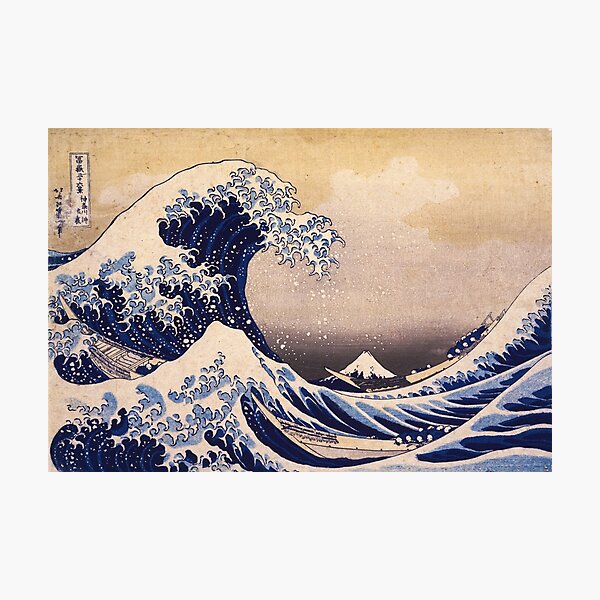 Item preview, The Great Wave off Kanagawa by Katsushika Hokusai (c 1830-1833) designed and sold by allhistory.