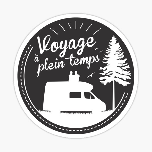 Sticker Original - Voyage à plein temps Sticker