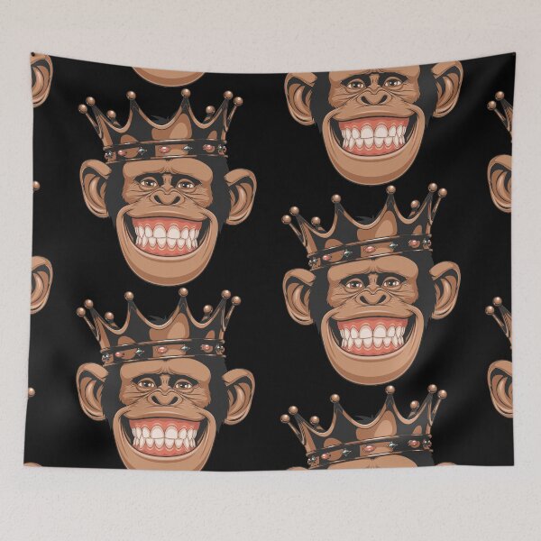Item preview, Monkey with crown designed and sold by OJOEF89.