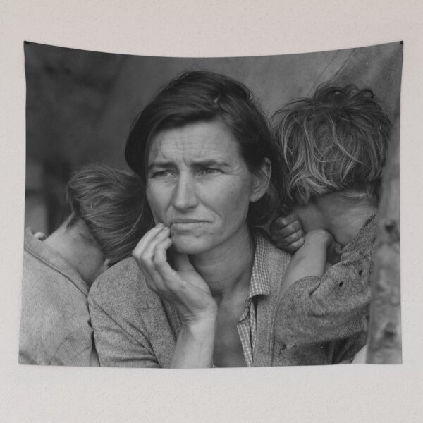 Artikelvorschau, Wandermutter von Dorothea Lange (1936) entworfen und verkauft von allhistory.