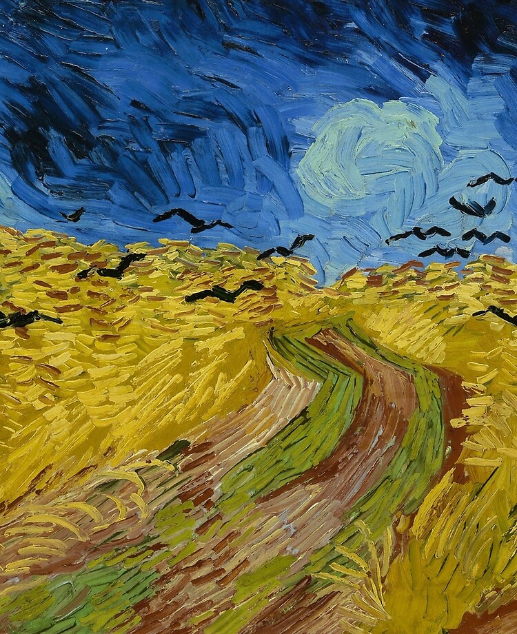 Wheatfield with Crows by Vincent van Gogh (1890) iPad Case & Skin for Sale  by allhistory