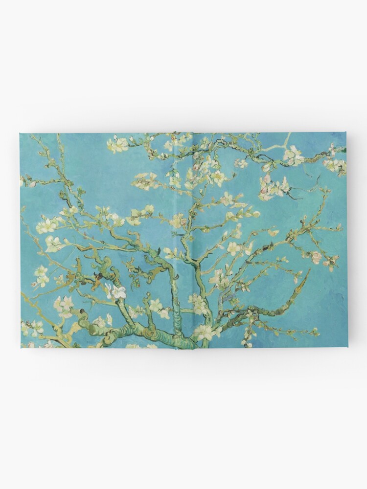 Alternate view of Almond Blossoms by Vincent van Gogh (1890) Hardcover Journal