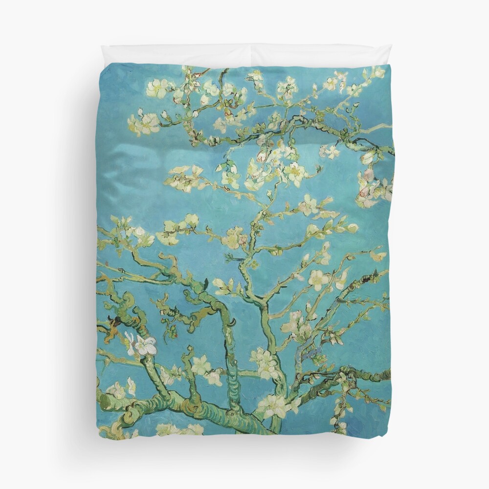Almond Blossoms by Vincent van Gogh (1890) Duvet Cover