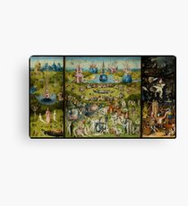 The Garden of Earthly Delights by Hieronymus Bosch (1480-1505) Canvas Print