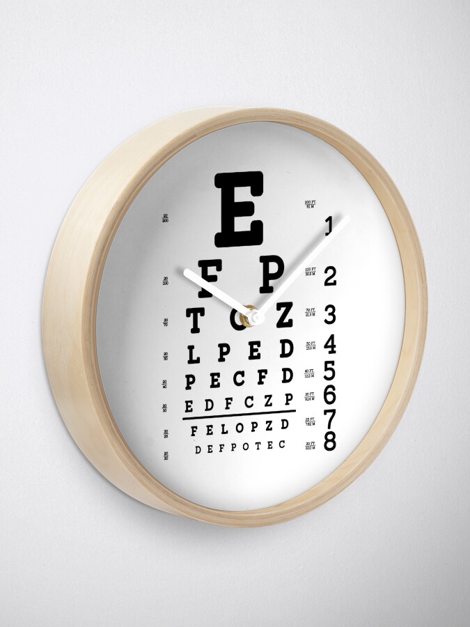 Snellen Eye Chart Greeting Card for Sale by allhistory