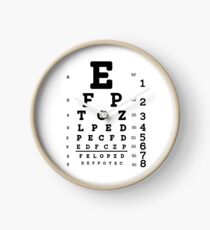 Reloj Snellen Eye Chart