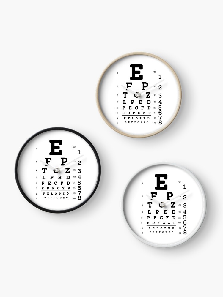 Snellen Eye Chart Greeting Card for Sale by allhistory