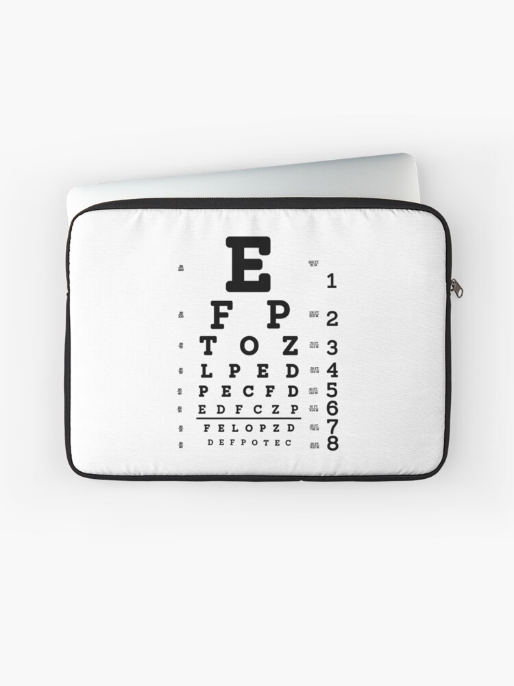 Snellen Eye Chart Greeting Card for Sale by allhistory