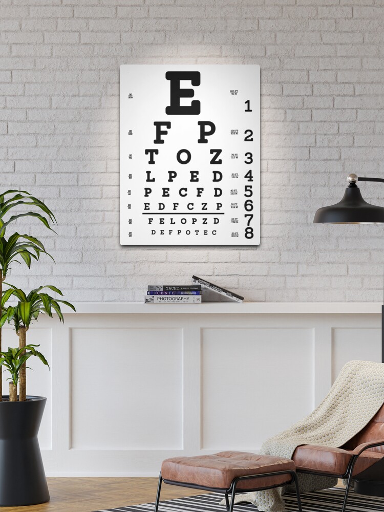 Gallery of Snellen Eye Chart Reinvented for Designers - 1