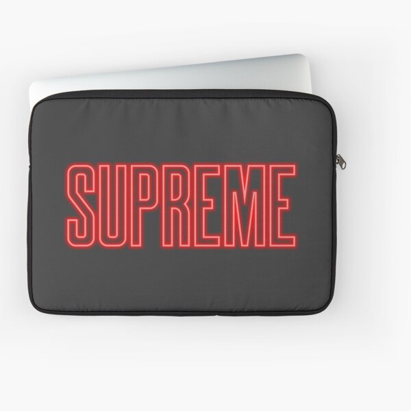 Suprême Neon Sign Logo Housse d'ordinateur