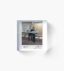 Lucy Preston x Wyatt Logan | Timeless signed hashtags polaroid Acrylic Block