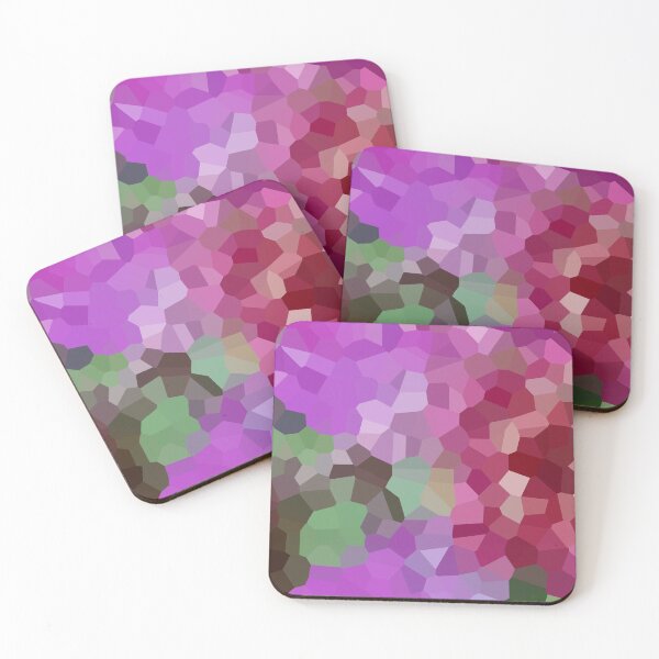 Item preview, Pixels Winter Garden of Pink Stars designed and sold by ellenhenry.