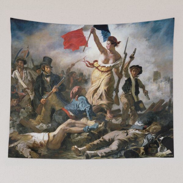 Item preview, Liberty Leading the People by Eugène Delacroix (1830) designed and sold by allhistory.