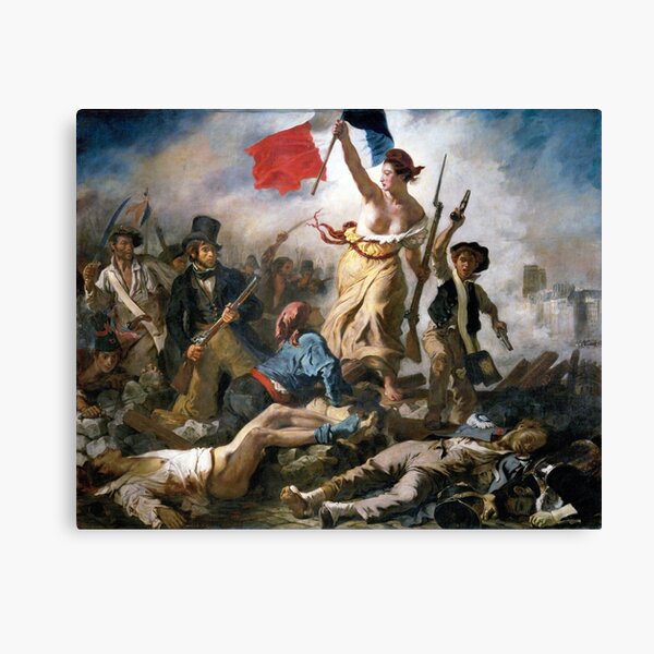 Item preview, Liberty Leading the People by Eugène Delacroix (1830) designed and sold by allhistory.