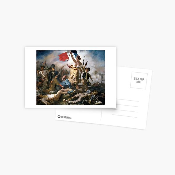 Aperçu de l'œuvre La Liberté guidant le peuple d'Eugène Delacroix (1830) créée et vendue par allhistory.