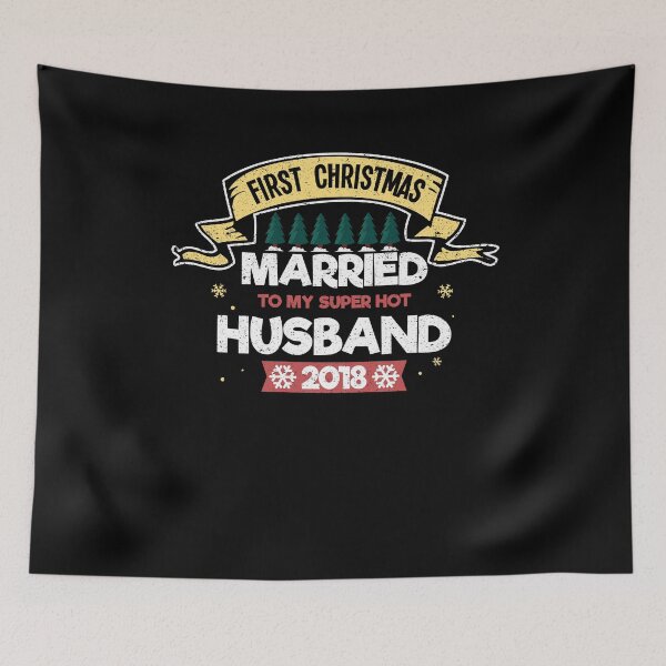 Item preview, First Christmas Married Super Hot Husband Wife designed and sold by Kieran Abbott.