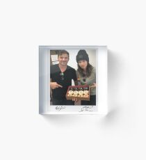 Lucy Preston x Wyatt Logan | Timeless signed cupcakes polaroid Acrylic Block