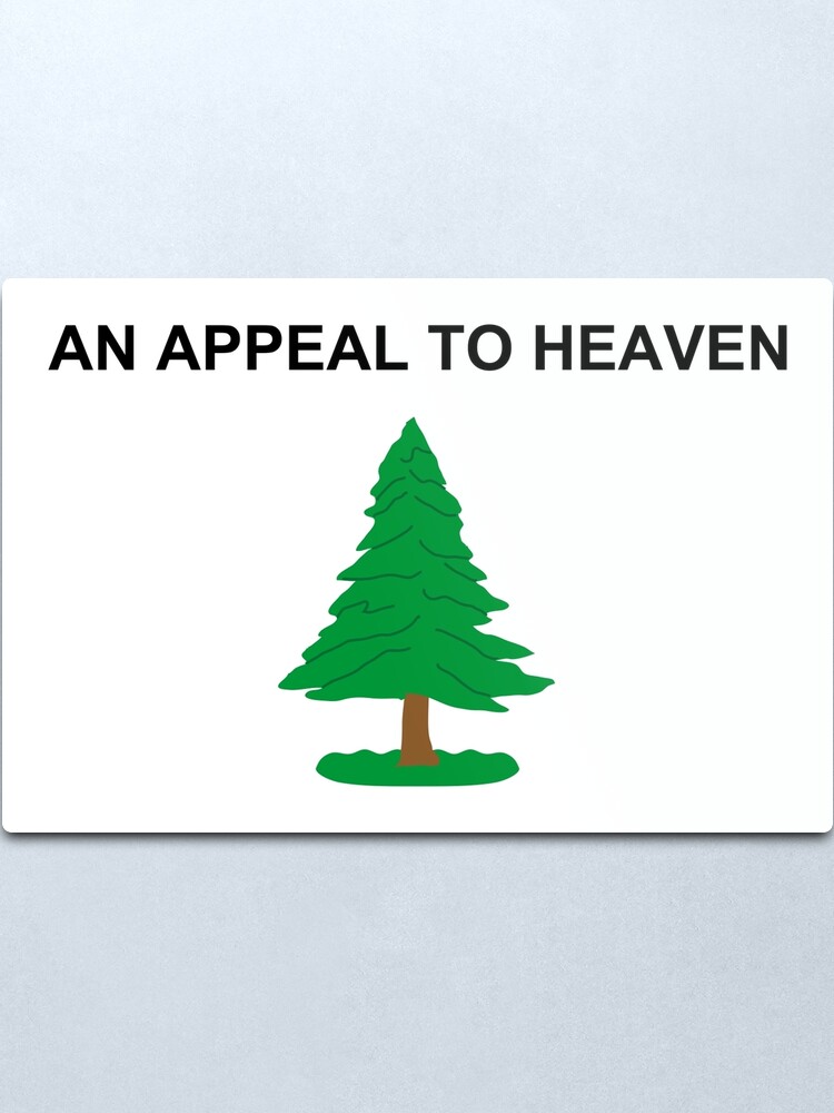 Alternate view of An Appeal to Heaven Flag The PineTree Flag Metal Print