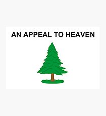 Ein Appell an den Himmel Flagge Die PineTree Flagge Fotodruck