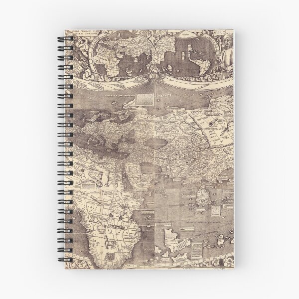 Item preview, Universalis Cosmographia Secundum World Map by Martin Waldseemuller (1507) designed and sold by allhistory.