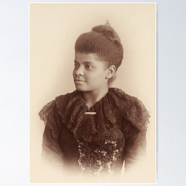 Vista previa del artículo con la obra «Potrait de Ida B. Wells por Mary Garrity (1893)», diseñado y vendido por allhistory.