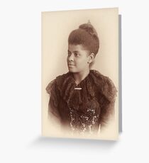 Potrait von Ida B. Wells von Mary Garrity (1893) Grußkarte