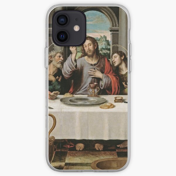 The Last Supper (Ultima Cena) by Joan de Joanes (c. 1562) iPhone Soft Case